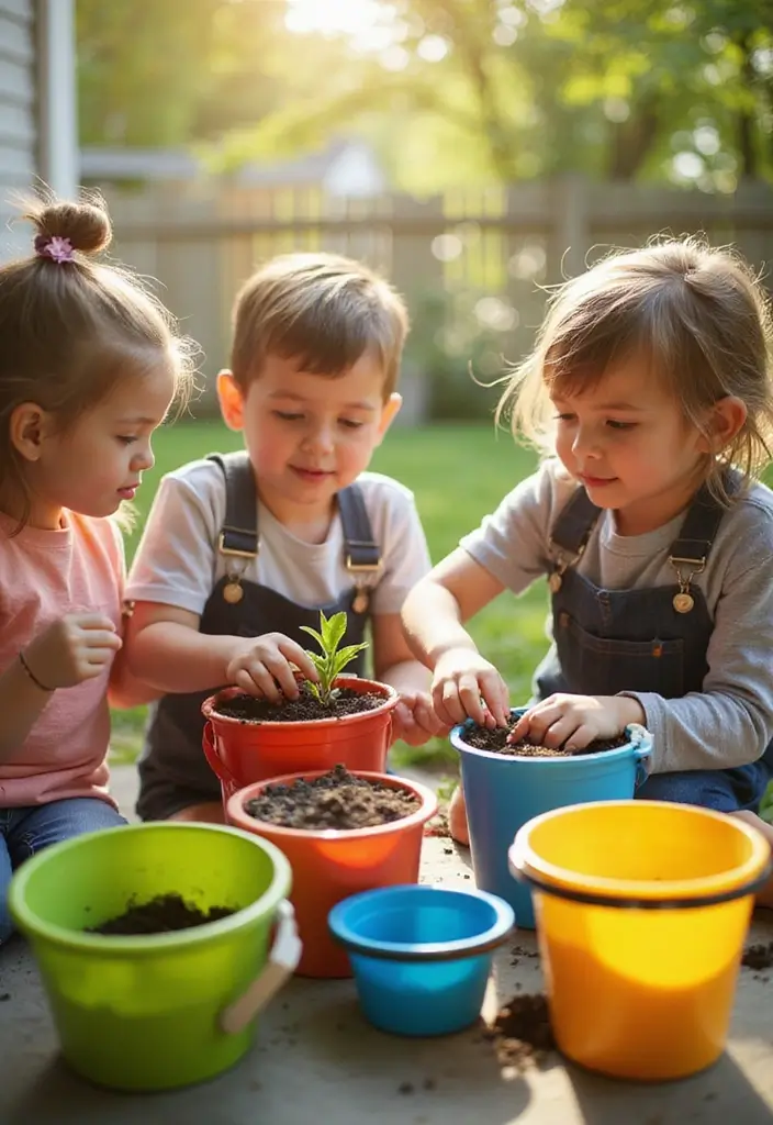 25 Bucket Gardening 5 Gallon Tips for Easy Planting - 24. Gardening for Kids