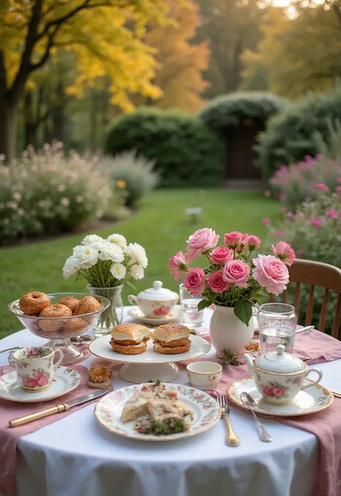 25 Charming Garden Tea Party Ideas for An Elegant Afternoon - 15. Seasonal Themes