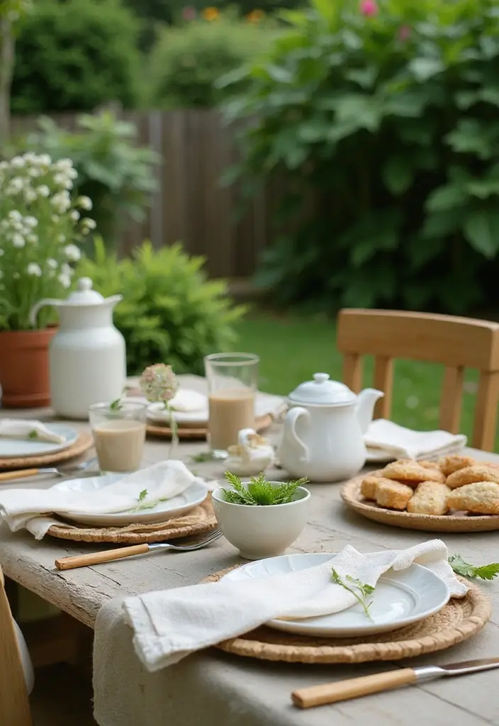 25 Charming Garden Tea Party Ideas for An Elegant Afternoon - 22. Eco-Friendly Practices