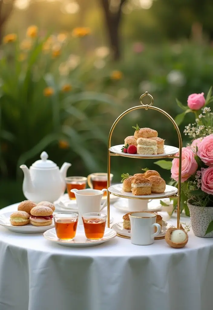 25 Charming Garden Tea Party Ideas for An Elegant Afternoon - 23. Afternoon Tea Ceremony