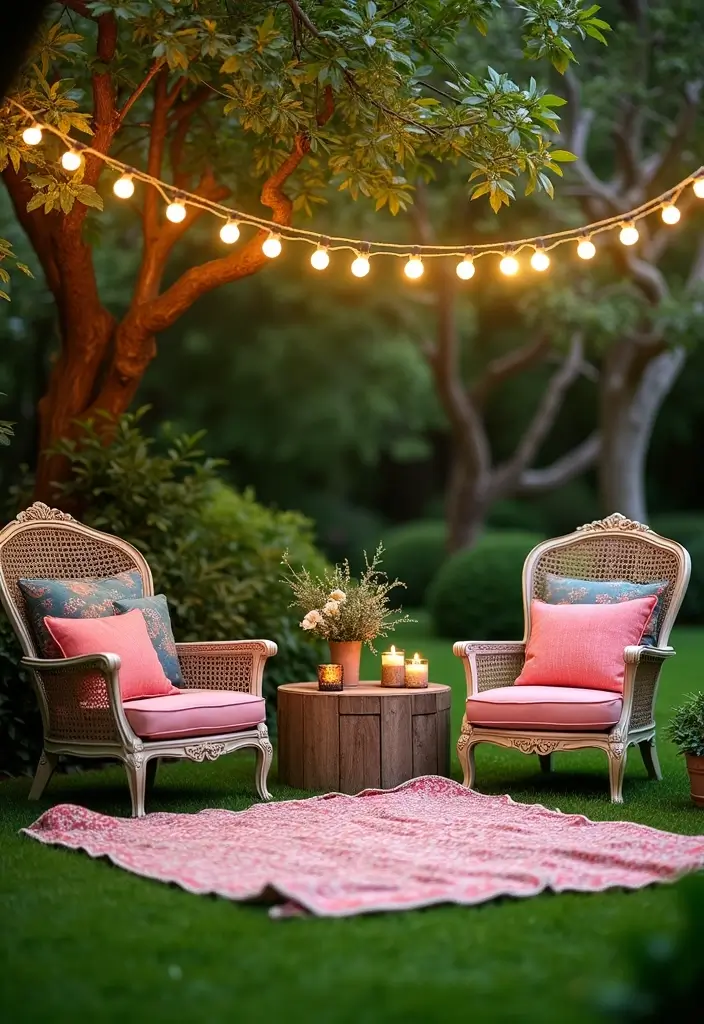 25 Charming Garden Tea Party Ideas for An Elegant Afternoon - 3. Outdoor Seating Arrangements