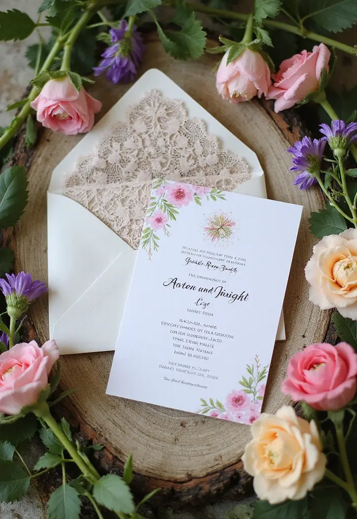 25 Charming Garden Tea Party Ideas for An Elegant Afternoon - 4. Themed Invitations
