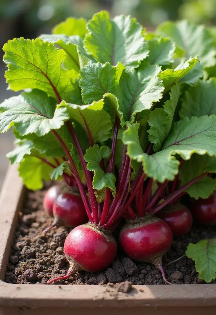 25 Container Gardening Vegetables: Grow Fresh Food Anywhere - 11. Beets
