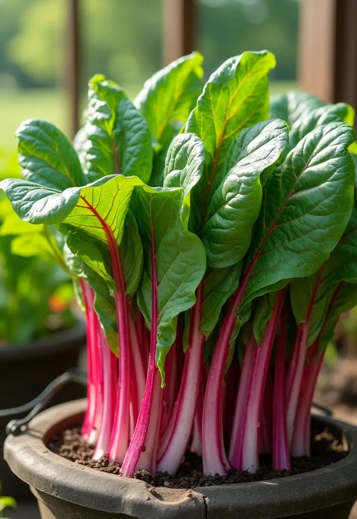 25 Container Gardening Vegetables: Grow Fresh Food Anywhere - 15. Chard