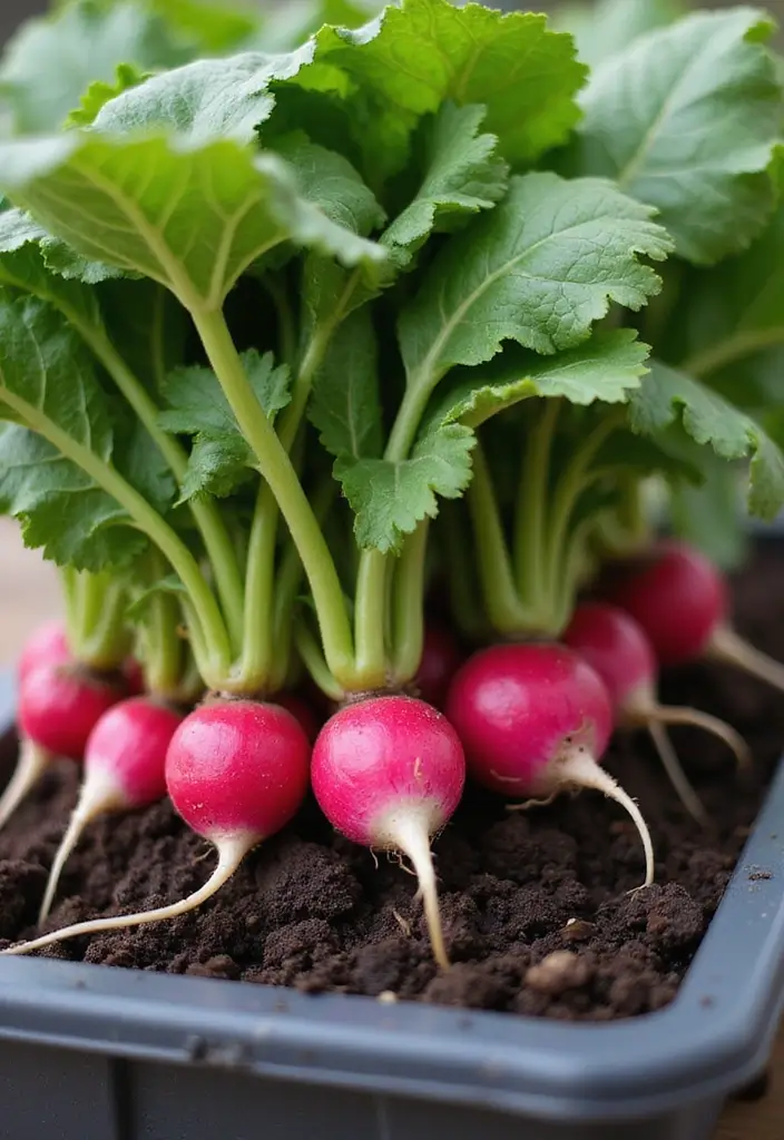25 Container Gardening Vegetables: Grow Fresh Food Anywhere - 2. Radishes