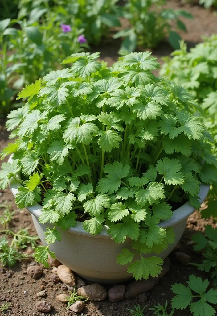 25 Container Gardening Vegetables: Grow Fresh Food Anywhere - 23. Cilantro