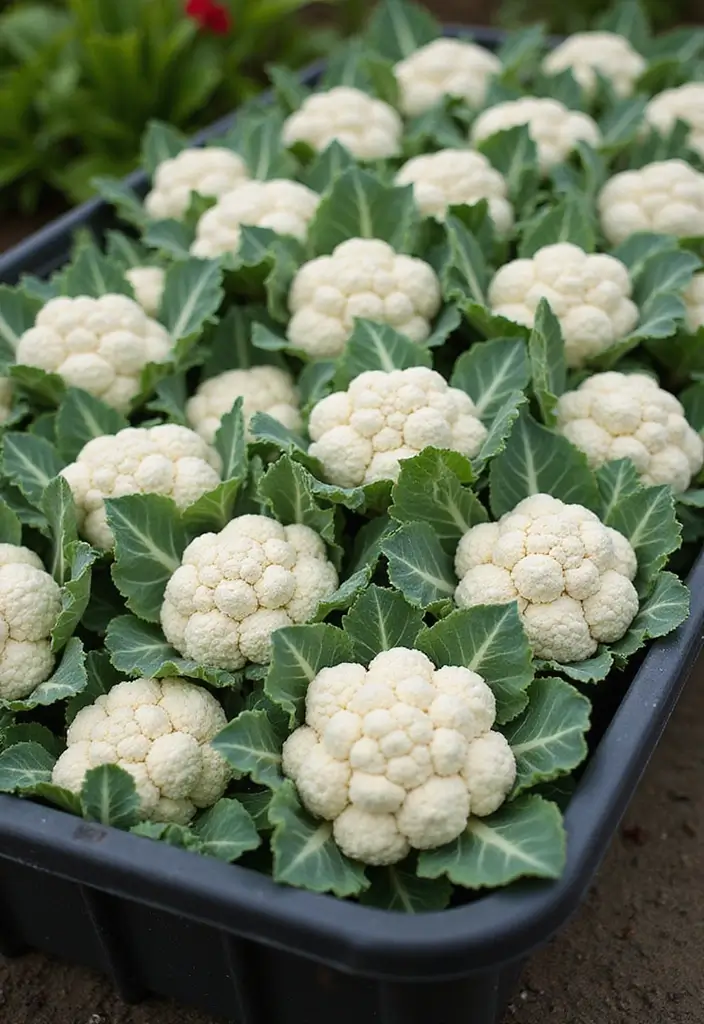25 Container Gardening Vegetables: Grow Fresh Food Anywhere - 25. Cauliflower