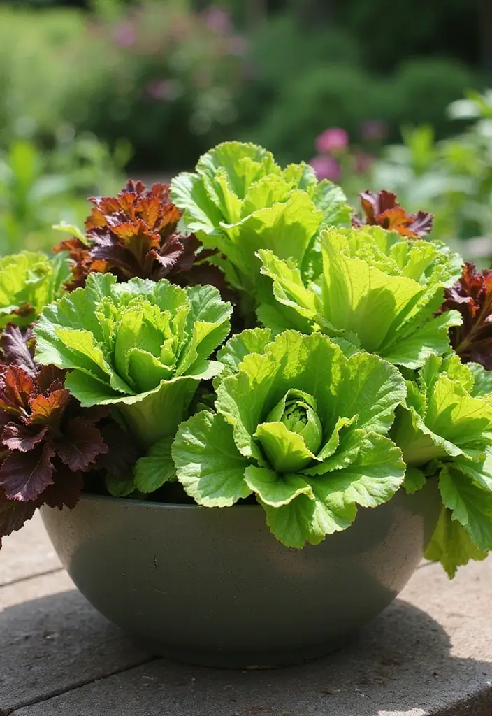 25 Container Gardening Vegetables: Grow Fresh Food Anywhere - 5. Lettuce