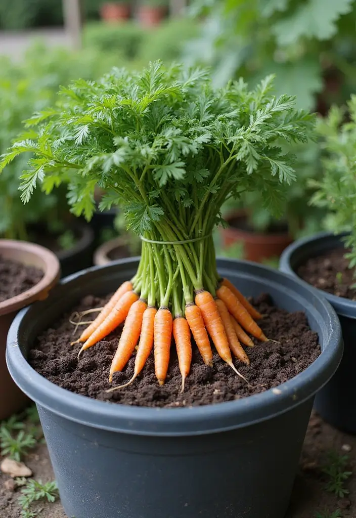 25 Container Gardening Vegetables: Grow Fresh Food Anywhere - 6. Carrots