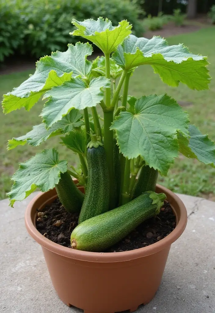 25 Container Gardening Vegetables: Grow Fresh Food Anywhere - 9. Zucchini