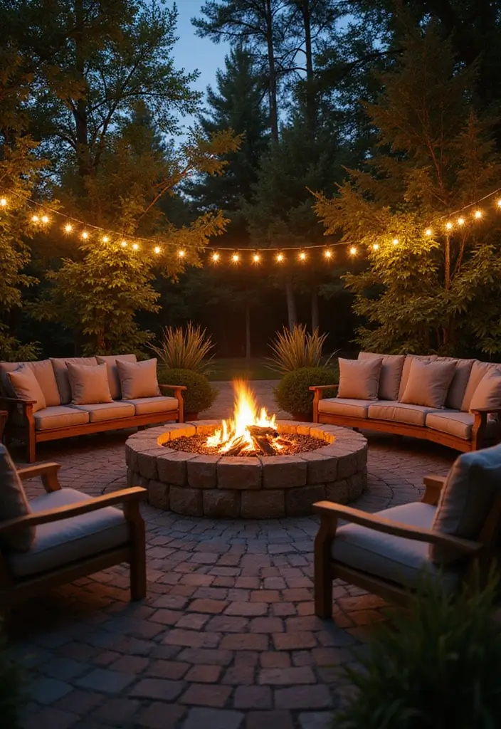 25 Cottage Core Garden Trends for a Rustic, Whimsical Look - 24. Cozy Fire Pit Areas