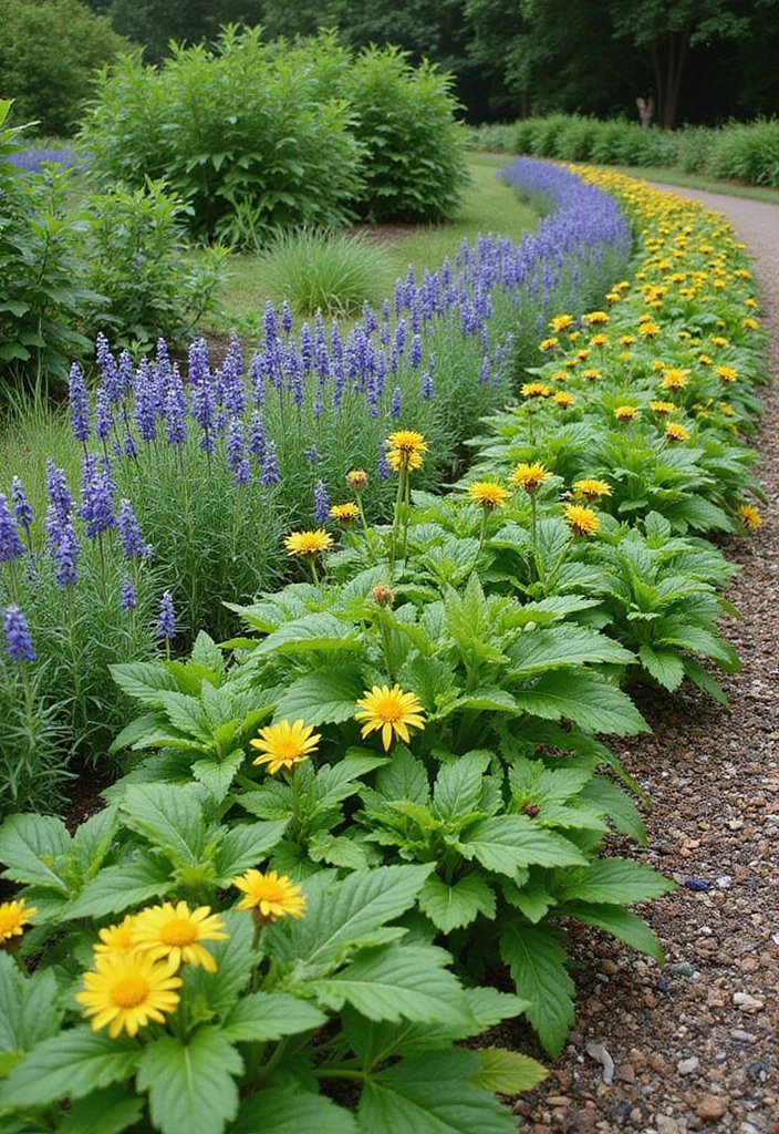 25 Creative Garden Edging Ideas to Define Your Space - 25. Living Edging with Plants