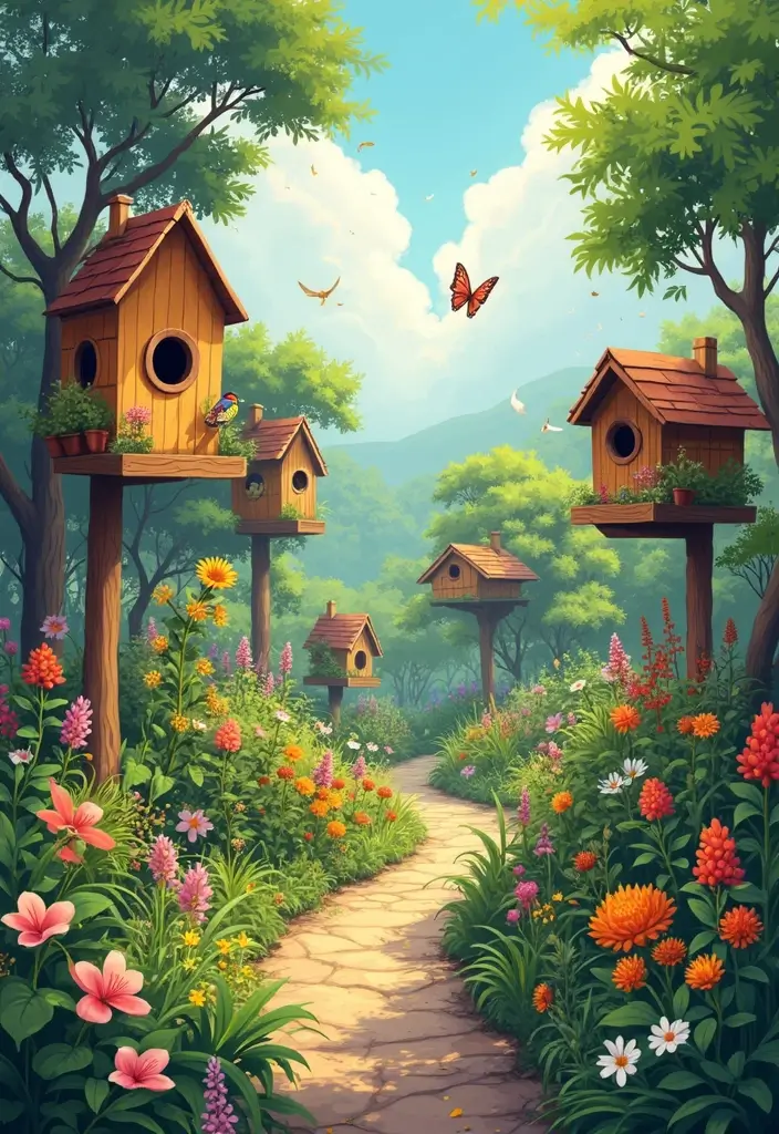 25 Exploring The Secret Garden: Timeless Charm and Design - 15. Encouraging Wildlife