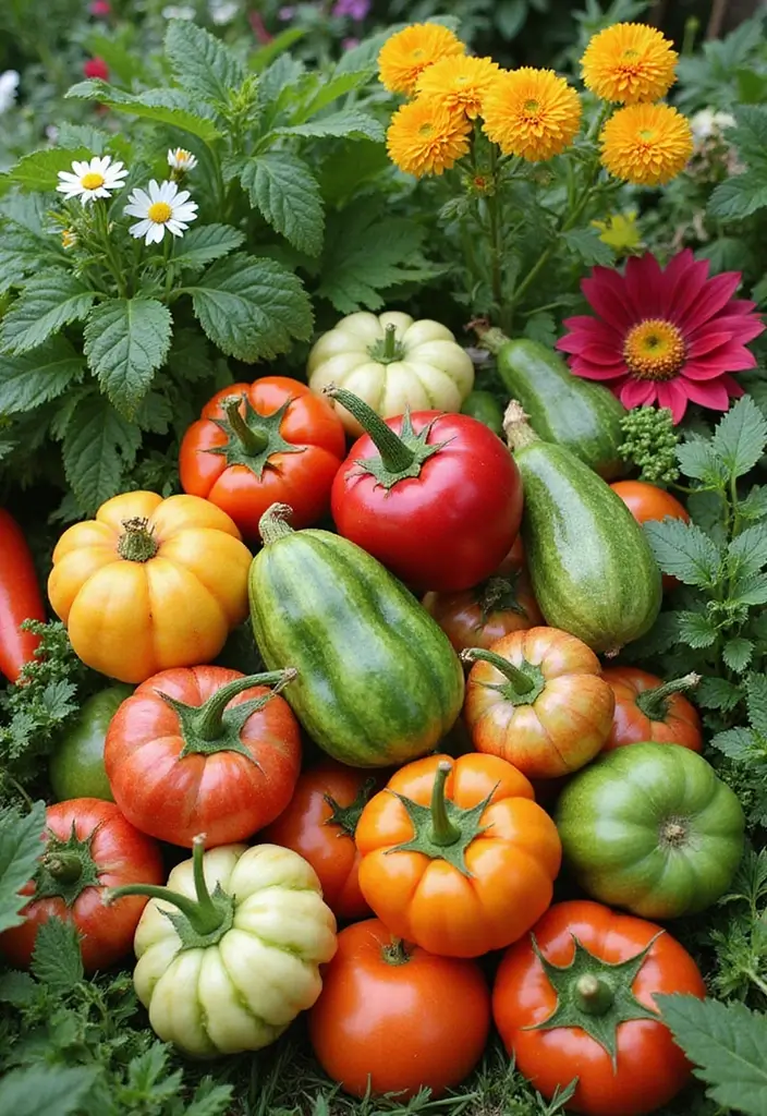 25 Exploring The Secret Garden: Timeless Charm and Design - 23. The Beauty of Heirloom Varieties