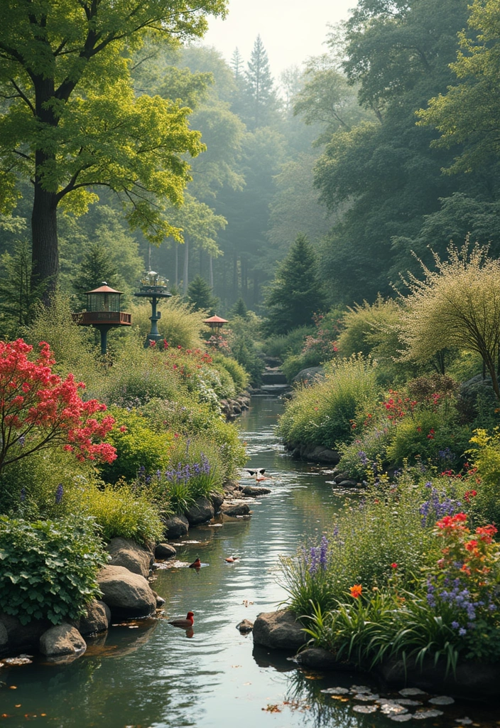25 Formal Garden Design Principles for Elegant Outdoors - 13. Invite Wildlife