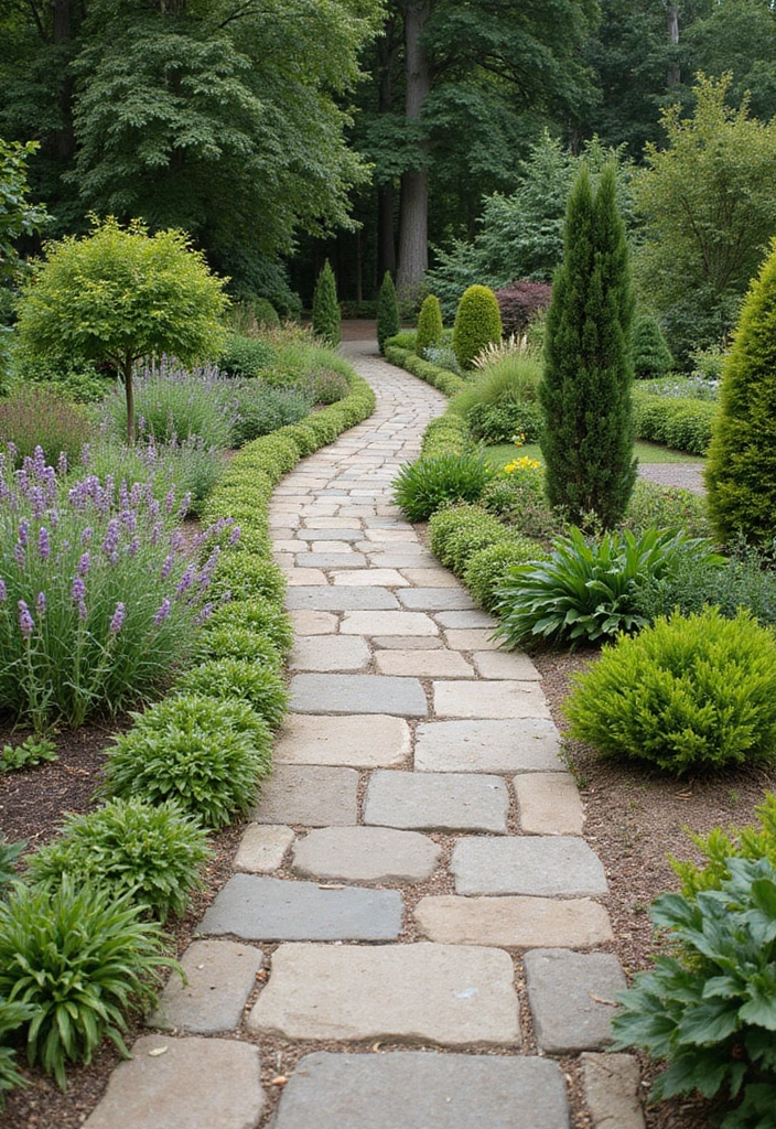 25 Formal Garden Design Principles for Elegant Outdoors - 4. Use Pathways Wisely