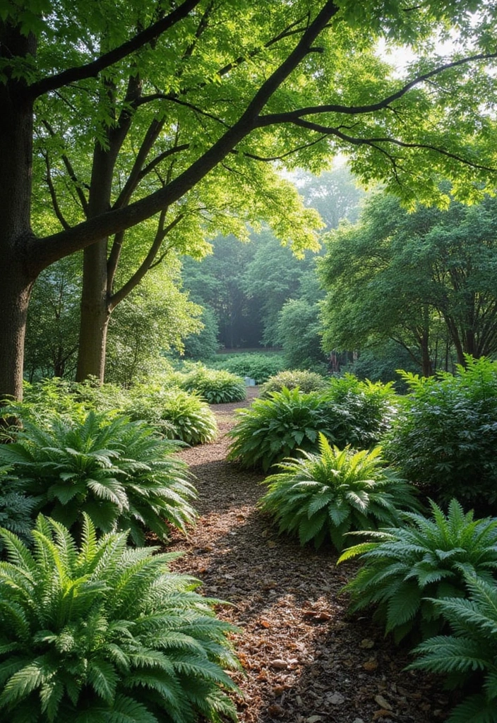 25 Front Yard Garden Design Ideas to Boost Curb Appeal - 15. Shade Gardens