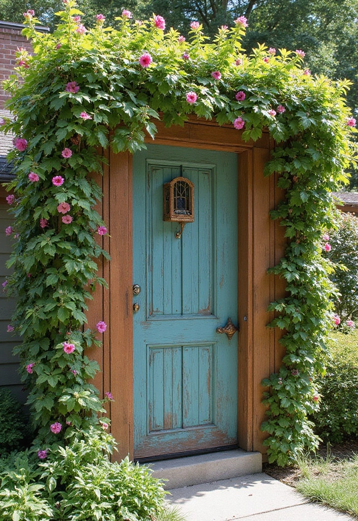 25 Front Yard Garden Design Ideas to Boost Curb Appeal - 16. Artistic Fences