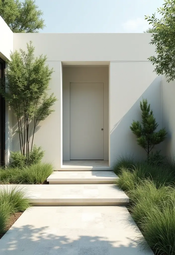 25 Front Yard Garden Design Ideas to Boost Curb Appeal - 19. Minimalist Garden Design