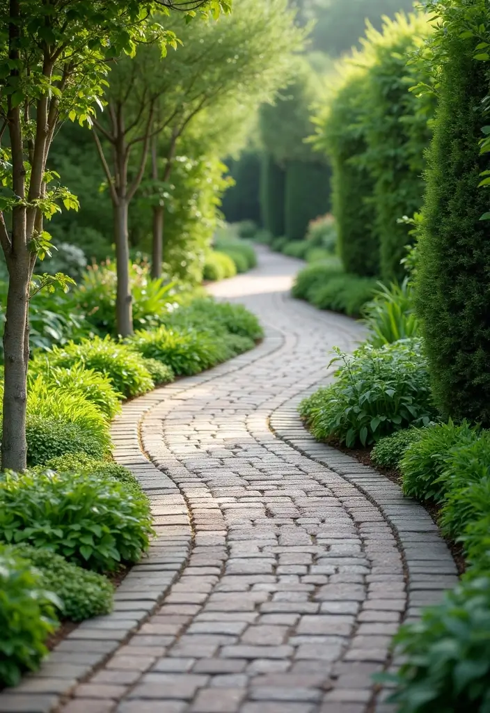 25 Front Yard Garden Design Ideas to Boost Curb Appeal - 4. Eco-Friendly Hardscaping