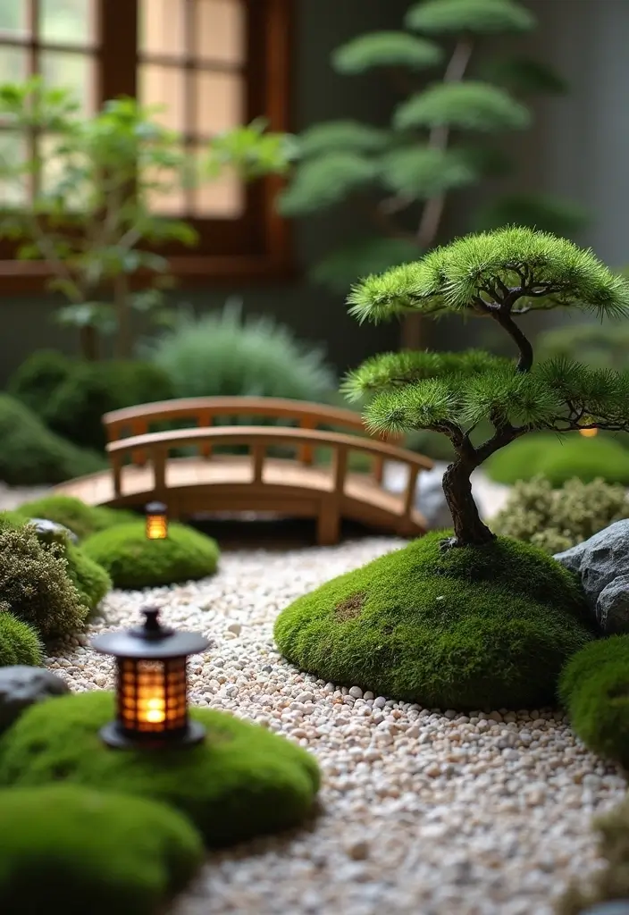 25 Miniature Zen Garden Ideas to Bring Calm Indoors - 3. Miniature Japanese Garden