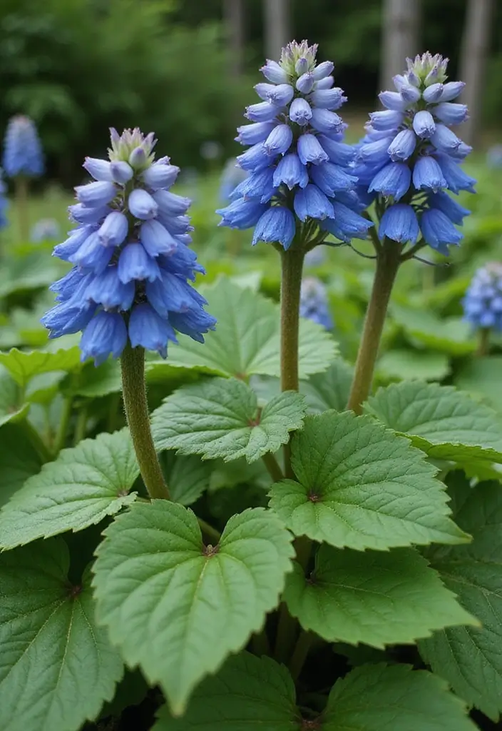 25 Perennial Garden Ideas for Year-Round Color - 10. Brunnera: Forget-Me-Not Alternative