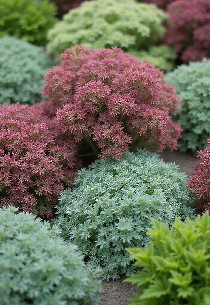 25 Perennial Garden Ideas for Year-Round Color - 11. Sedum: A Touch of Succulence