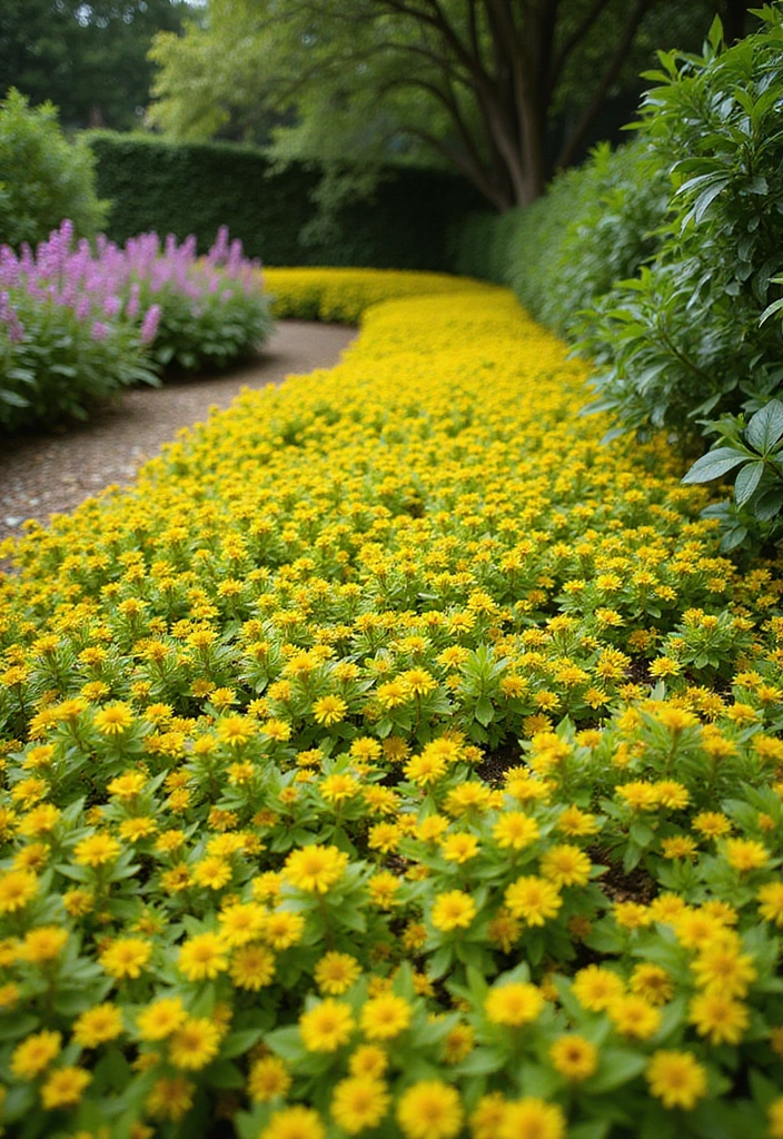 25 Perennial Garden Ideas for Year-Round Color - 20. Creeping Jenny: Golden Glow