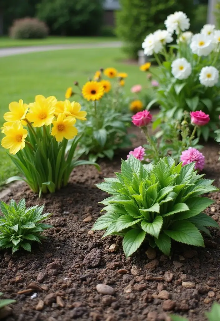 25 Small Garden Design Ideas to Maximize Every Inch - 19. Mulching: Healthy Soil, Happy Plants