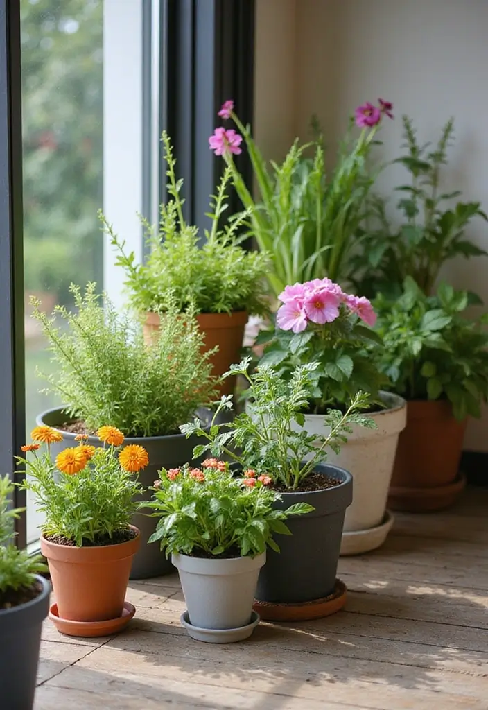 25 Small Garden Design Ideas to Maximize Every Inch - 2. Container Gardening: Flexibility and Style