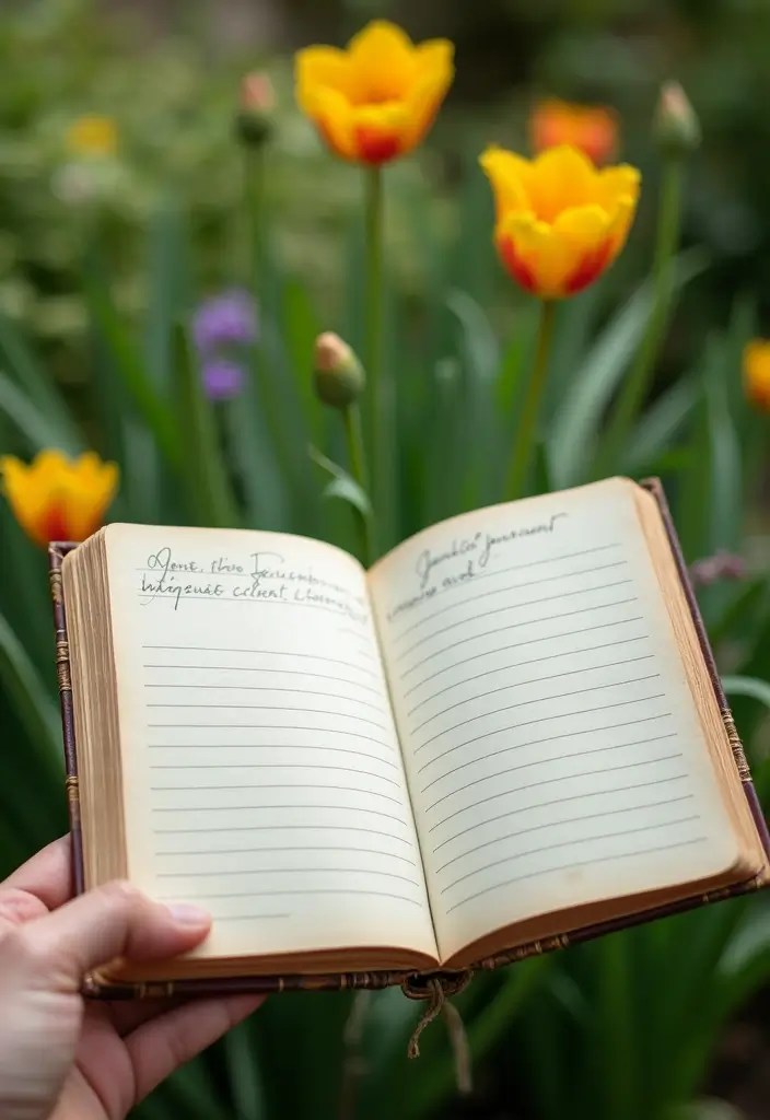 25 Small Garden Design Ideas to Maximize Every Inch - 23. Gardening Journals: Documenting Progress