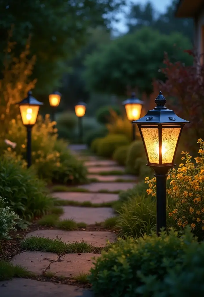 25 Stunning Garden Lighting Ideas for Evening Ambiance - 2. Solar Lanterns