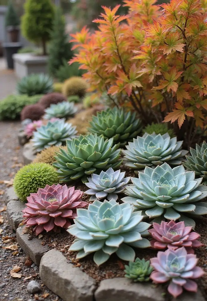 25 Stunning Succulent Garden Design Tips for Easy Care - 13. Plan for Seasonal Changes