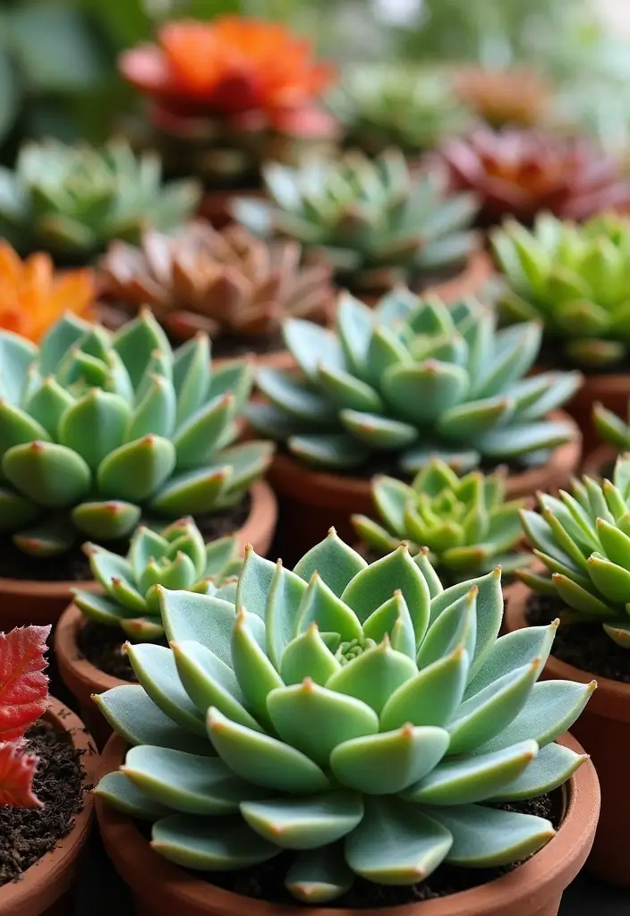 25 Stunning Succulent Garden Design Tips for Easy Care - 21. Consider Seasonal Succulent Displays