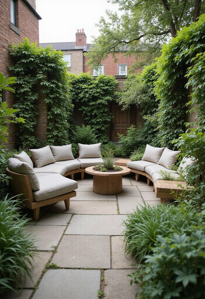 25 Terrace Garden Design Inspirations for Stylish Sunlit Spaces - 23. Herb Garden with Seating