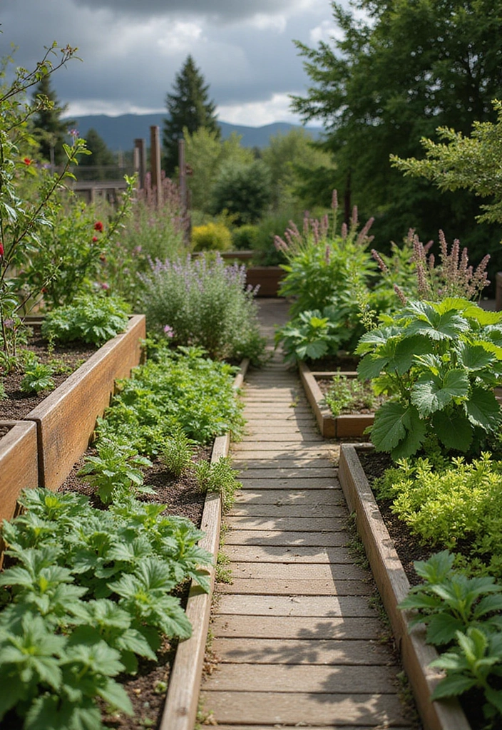 25 Terrace Garden Design Inspirations for Stylish Sunlit Spaces - 7. Miniature Garden Beds
