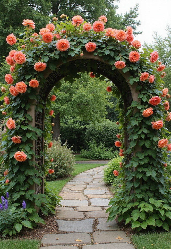 26 Charming English Cottage Garden Ideas for Timeless Beauty - 1. Climbing Roses on Trellises