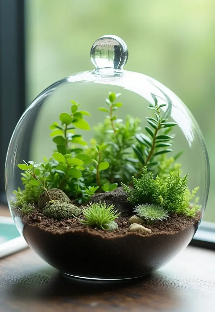 26 Charming English Cottage Garden Ideas for Timeless Beauty - 17. Terrariums for Miniature Gardens