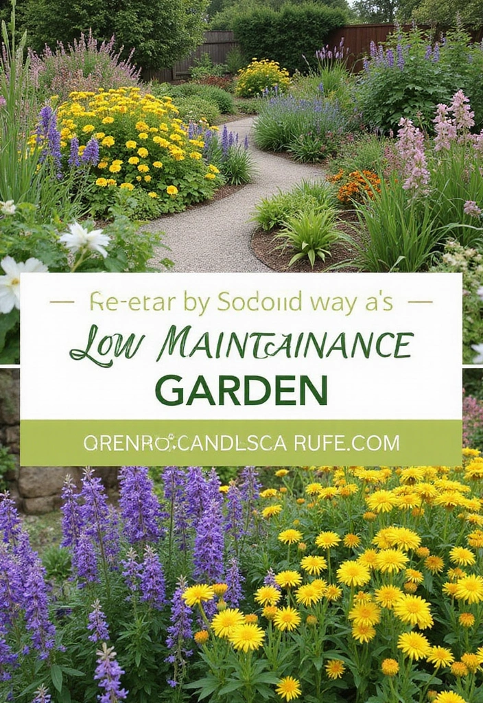 26 Charming English Cottage Garden Ideas for Timeless Beauty - 22. Maintenance-Free Plant Choices