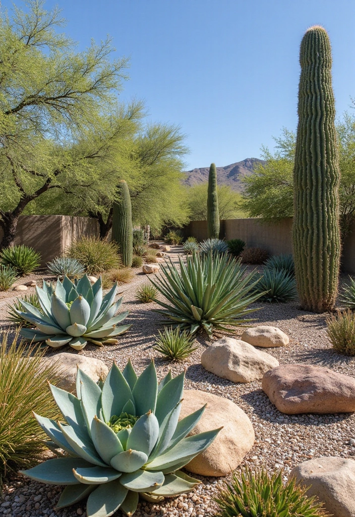 26 Creative Garden Design Plans for Every Home - 12. Desert Oasis