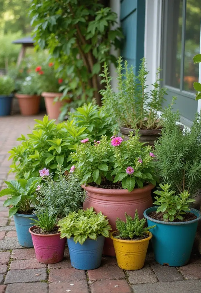 26 Creative Garden Design Plans for Every Home - 15. Container Garden Delight