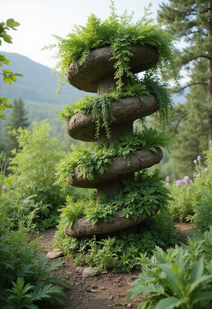 26 Creative Garden Design Plans for Every Home - 17. Herb Spiral