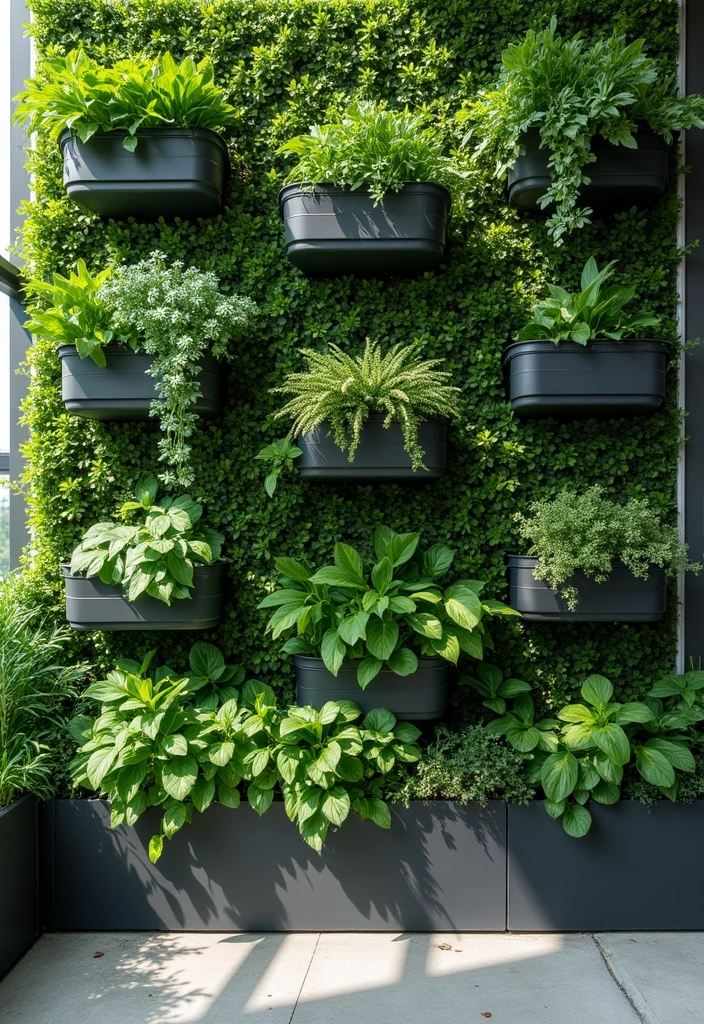 26 Creative Garden Design Plans for Every Home - 9. Vertical Garden Oasis