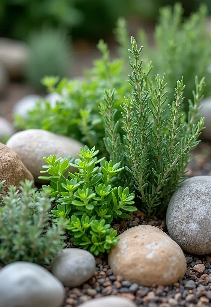 26 Creative Rock Garden Ideas for Every Yard - 10. Herb Rock Gardens