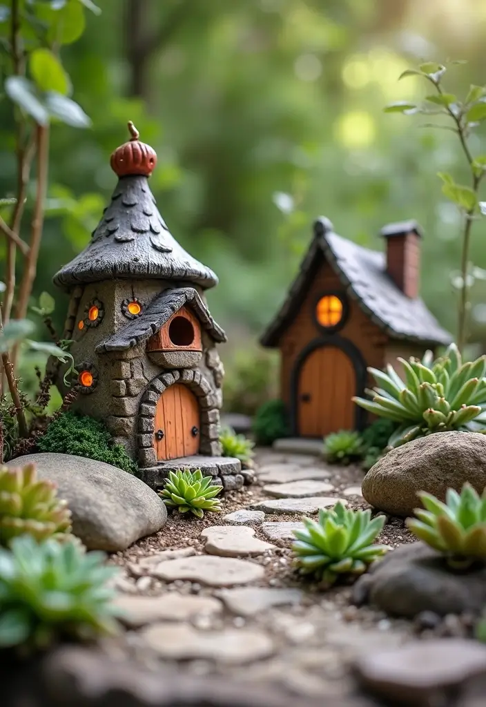 26 Creative Rock Garden Ideas for Every Yard - 11. Fairy Garden Rock Escape