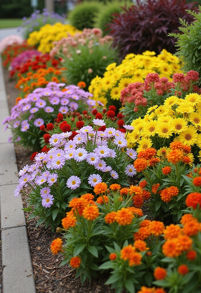 26 Garden Party Aesthetic Inspirations for a Picture-Perfect Celebration - 1. Vibrant Flower Beds