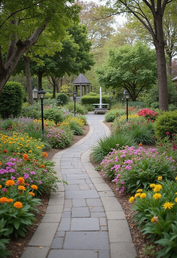 26 Garden Party Aesthetic Inspirations for a Picture-Perfect Celebration - 11. Garden Pathways
