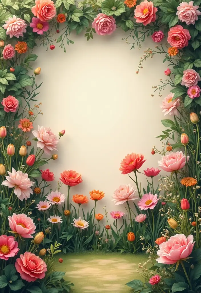 26 Garden Party Aesthetic Inspirations for a Picture-Perfect Celebration - 17. Garden Photo Booth