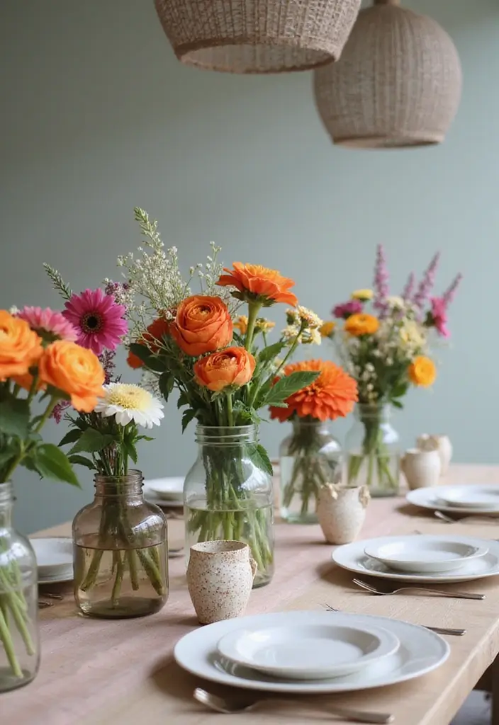 26 Garden Party Aesthetic Inspirations for a Picture-Perfect Celebration - 4. DIY Floral Centerpieces