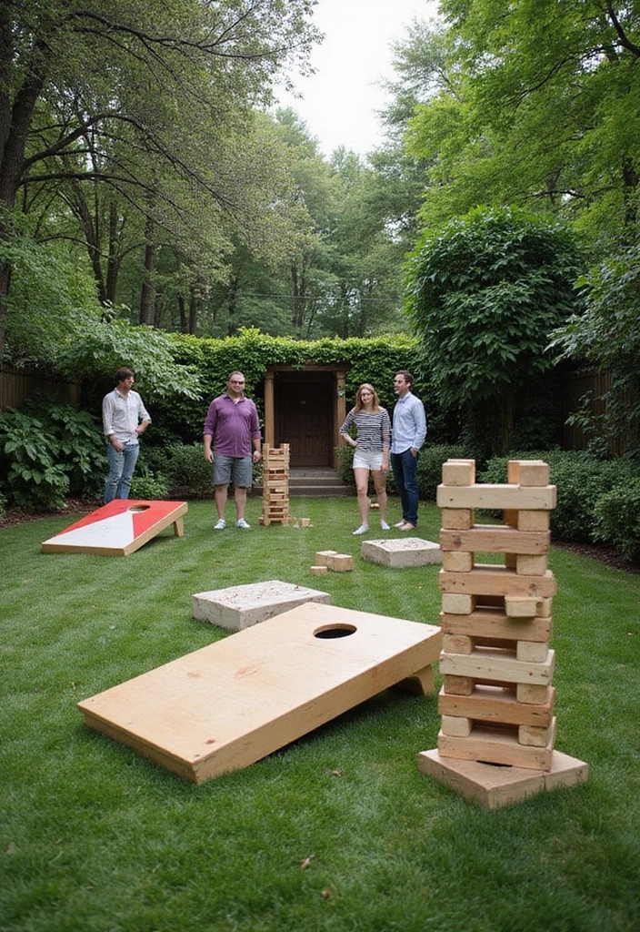 26 Garden Party Aesthetic Inspirations for a Picture-Perfect Celebration - 7. Outdoor Games